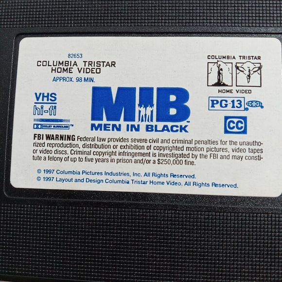 Mib Men In Black Vhs - Picture 3 of 3